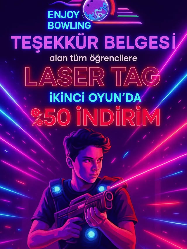 Malatya Enjoy Bowling - Kampanya Laser Tag Görseli
